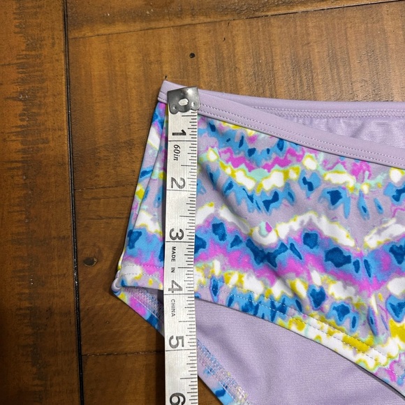 Time and Tru Wave Print Bikini Bottom - Picture 6 of 10
